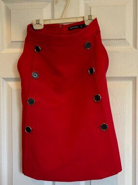 Karen Millen red skirt